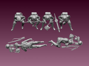 british soldiers ww1 Modèles 3D en vedette