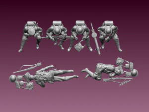 British soldiers ww1 3D Print Model
