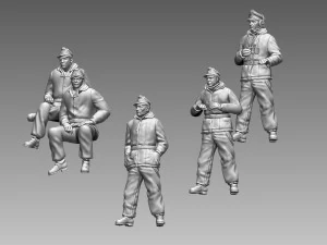 German soldiers 3D Print Model