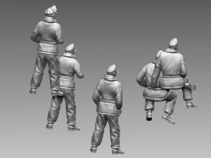 German soldiers 3D Print Model