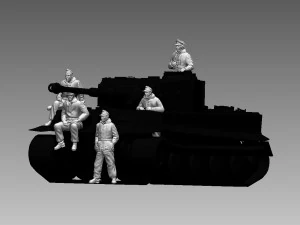 German soldiers 3D Print Model
