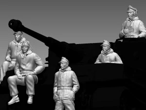 German soldiers 3D Print Model