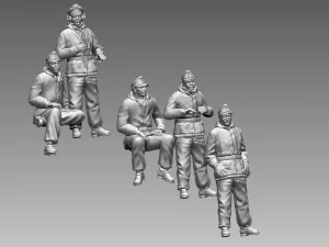 German soldiers 3D Print Model