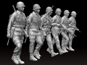american soldiers ww2 Modelo de impresión 3D
