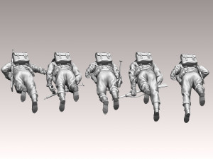 british soldiers ww2 3D-printmodel