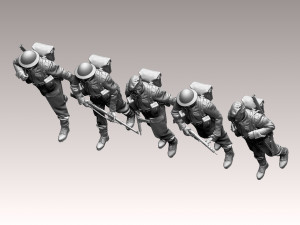british soldiers ww2 3D-printmodel
