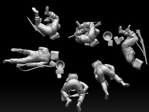 British soldiers ww2 3D Print Model