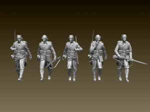 french soldier ww1 3D printmodel