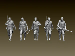 French soldier ww1 3D Print Model