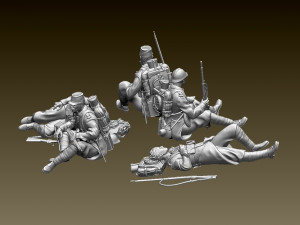 french soldier ww1 3D Принт Модель