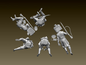 french soldier ww1 3D Принт Модель