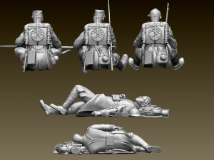 french soldier ww1 3D Принт Модель