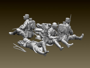 french soldier ww1 3D Принт Модель