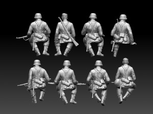german soldiers 3D Принт Модель