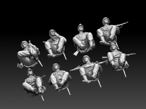 german soldiers 3D Принт Модель