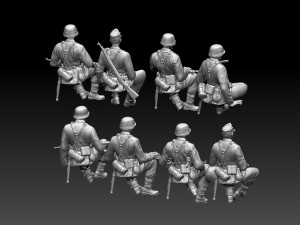 german soldiers 3D Принт Модель