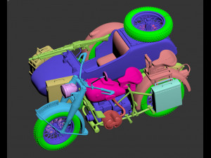 r75 motorcycle 3D Print Model