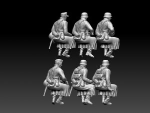 german soldiers Model do druku 3D