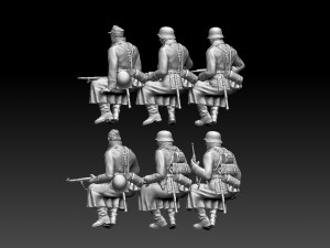 german soldiers Model do druku 3D