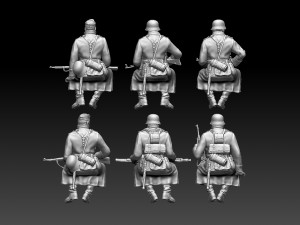 german soldiers Model do druku 3D