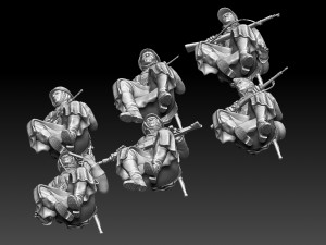 german soldiers Model do druku 3D