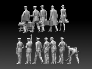 railroad staff 3D-Druckmodell