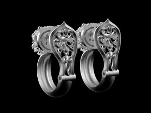 Earrings 3D 프린트 모델