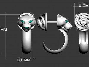 Earrings 3D 프린트 모델