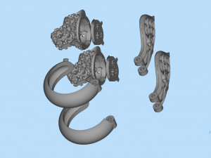 Earrings 3D 프린트 모델