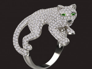 Ring panther Modelo de impresión 3D