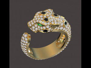 Ring panther Modelo de impresión 3D
