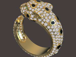 Ring panther 3D Принт Модель