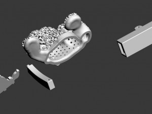 Cufflinks pocket gem Modelo de impresión 3D