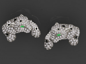 Cufflinks pocket gem Modelo de impresión 3D