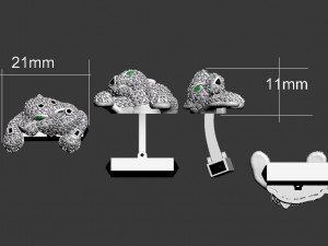 Cufflinks pocket gem Modelo de impresión 3D