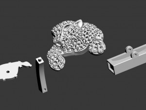Cufflinks pocket gem Modelo de impresión 3D