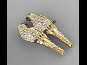 Parrot brooch Modelo de Impressão 3D
