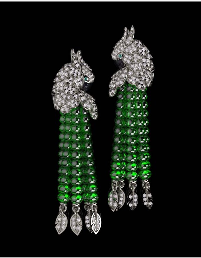 Earrings parrot Modello di stampa 3D .c4d .max .obj .3ds .fbx .stl .blend 