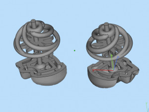 Earrings 3Dプリントモデル