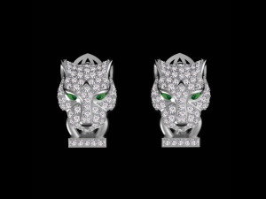Earrings ring Modèles 3D en vedette