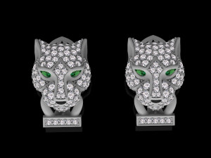 Earrings ring Modèles 3D en vedette