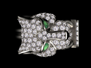 Earrings ring Modèles 3D en vedette