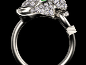 Earrings ring Modèles 3D en vedette