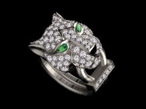 Earrings ring Modèles 3D en vedette
