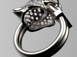 Earrings ring Modèles 3D en vedette