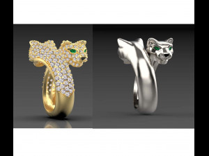 Rings panther Modello di stampa 3D