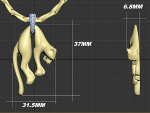 Pendant 3D Print Model