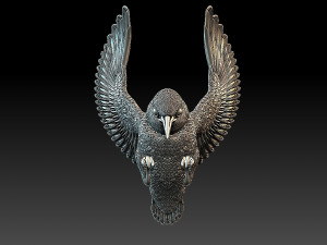 kingfisher 3Dプリントモデル