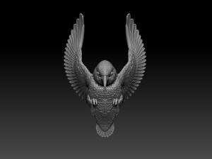 kingfisher 3Dプリントモデル