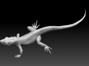 Lagarto Modelo de impresión 3D